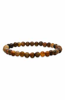 Tiger's Eye Beaded Stretch Bracelet