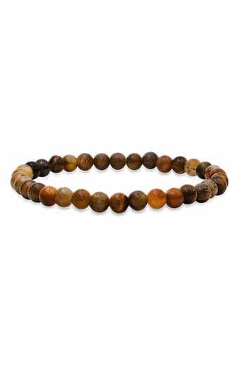 Tiger's Eye Beaded Stretch Bracelet