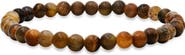 STEELTIME Tiger's Eye Beaded Stretch Bracelet