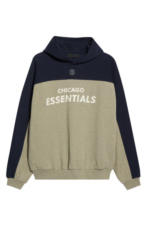 Chicago Bears 90s Relaxed Colorblock Hoodie
