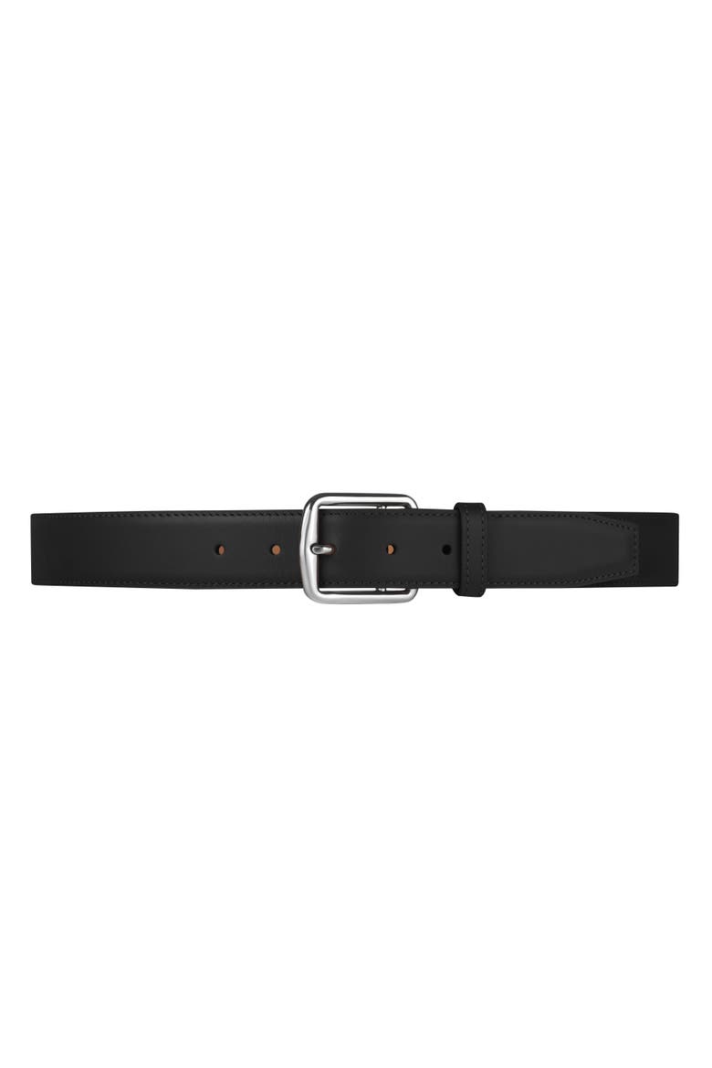 Le Désirable Leather Belt, Main, color, Black