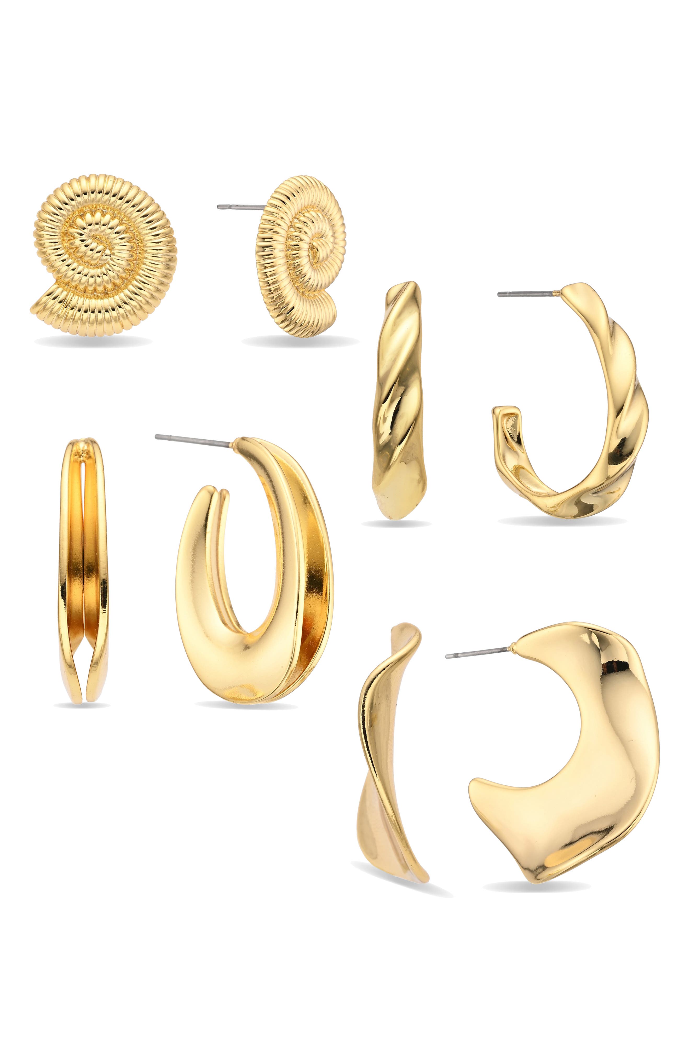Mirabelle Set of 4 Earrings