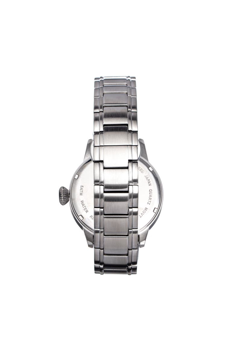 Stealth Bracelet Watch w/Date, Alternate, color, Silver
