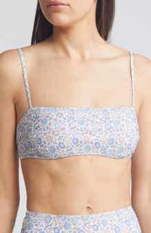Nu Swim x Liberty London Lucky Floral Print Bandeau Bikini Top