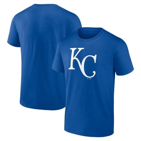 Men's Logo Athletic Royal Kansas City Royals Official Logo T-Shirt