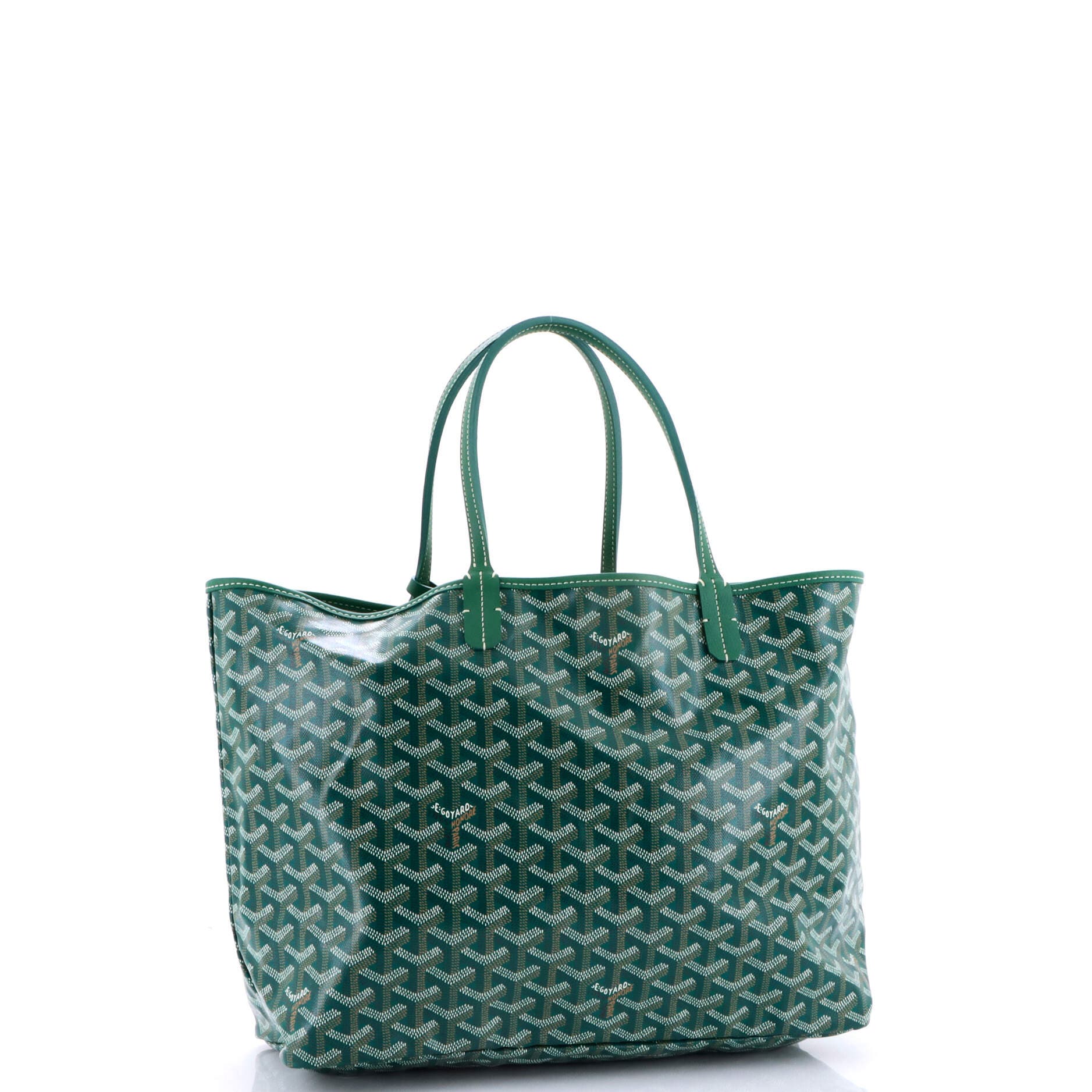 Pre-Owned Goyard Saint Louis Tote Coated Canvas PM, Alternate, color, Green