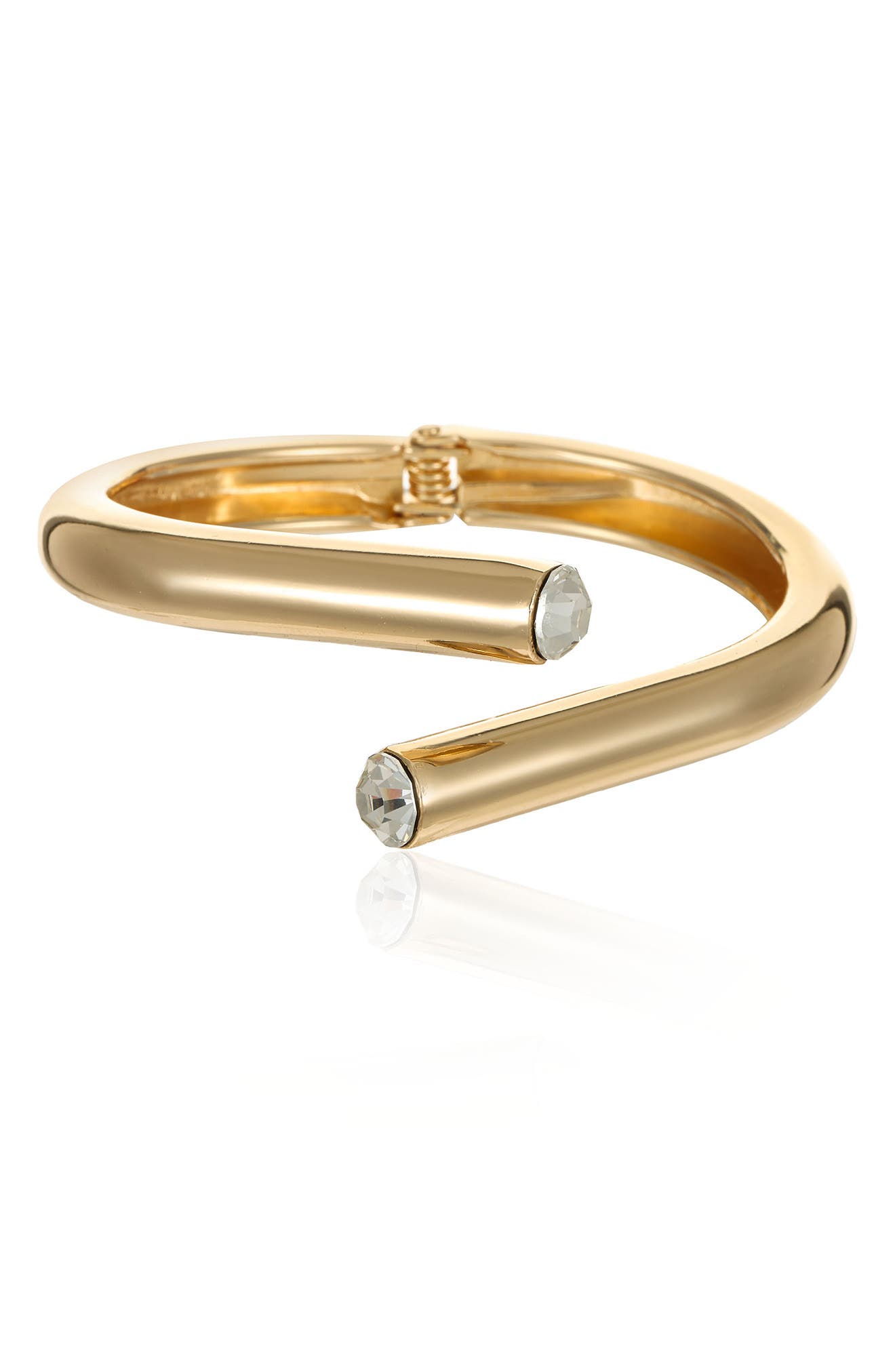 Ettika Crystal Bold Stacking Hinge Bracelet