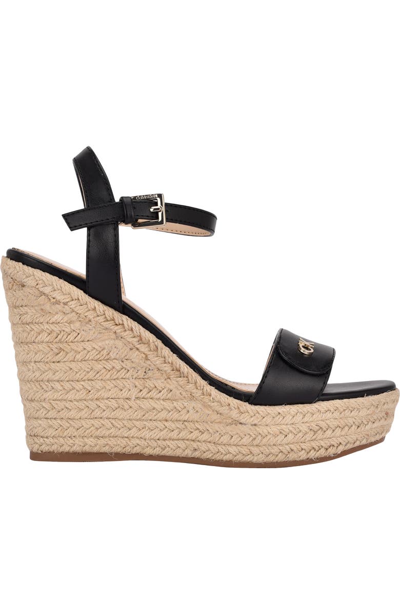 Calvin Klein Hamal Espadrille Wedge Sandal, Alternate, color,