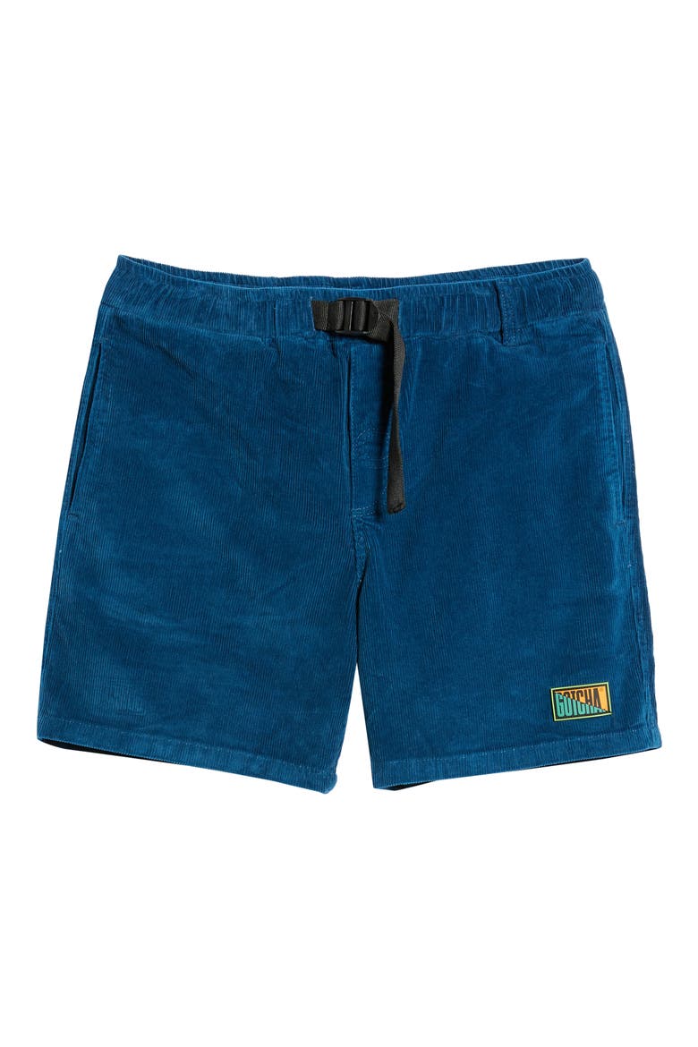 Marrietta Stretch Corduroy Shorts, Alternate, color, MAJOLICA BLUE