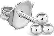 MARIA TASH Three Ball Trinity Single Stud Earring