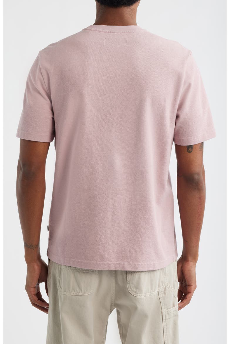 Dean Boxy Textured Organic Cotton T-Shirt, Alternate, color, DUSTY PINK