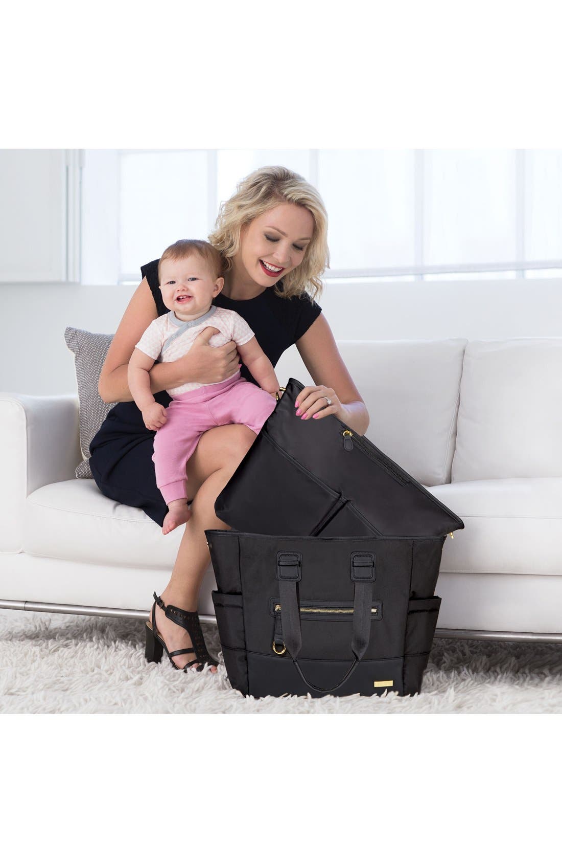 Skip Hop 'Chelsea' Diaper Tote, Alternate, color, 