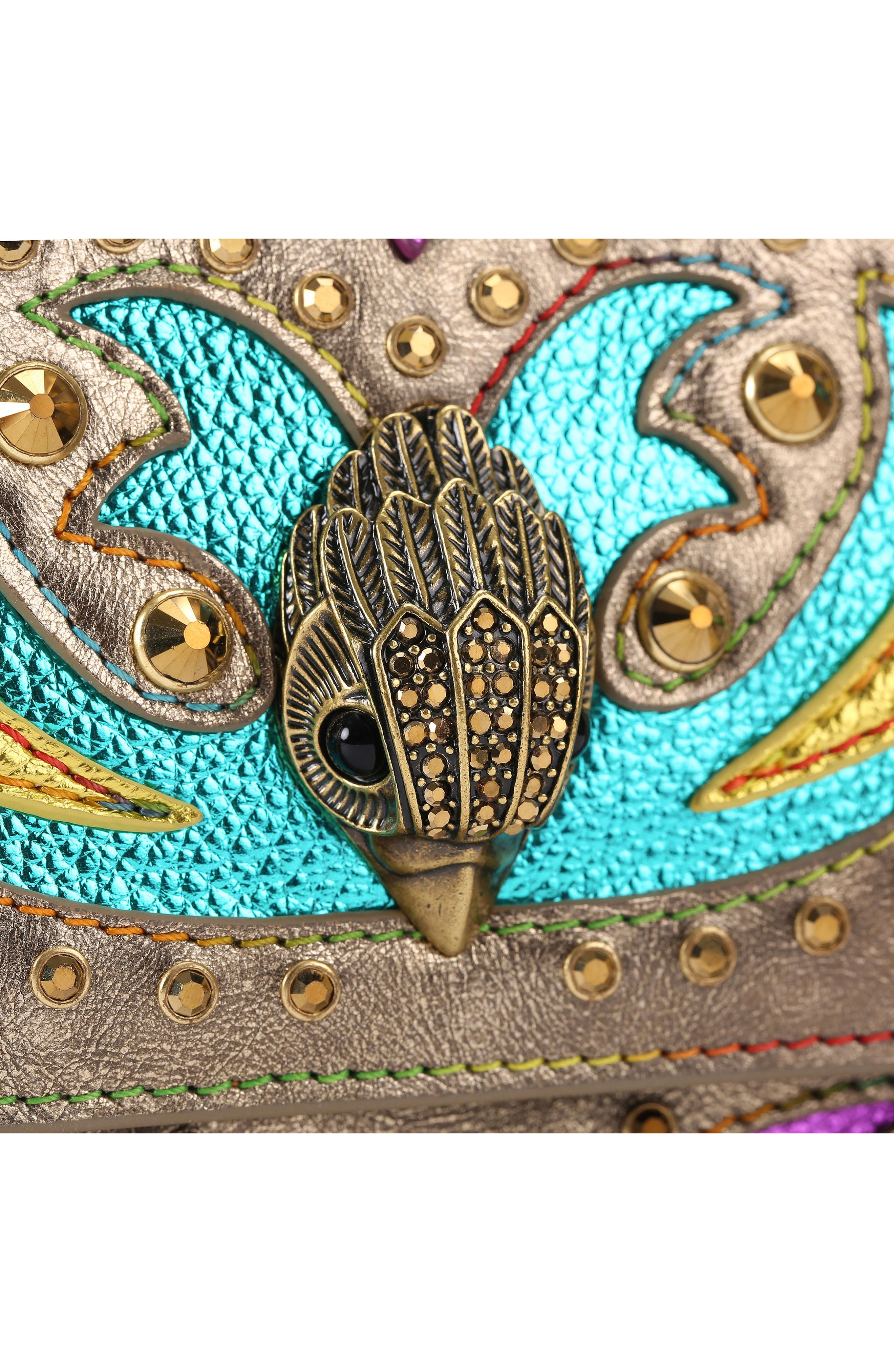 Kurt Geiger London Shoreditch Western Leather Crossbody Bag, Alternate, color, 