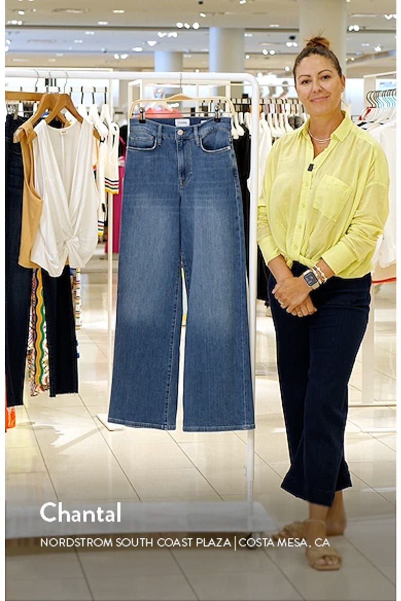 Le Slim Palazzo Ankle Jeans video