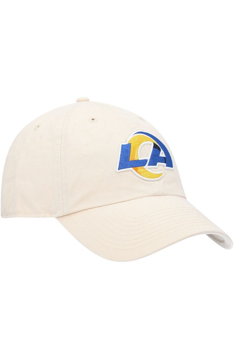 '47 Men's '47 Bone Los Angeles Rams Secondary Clean Up Adjustable Hat, Alternate, color, Natural