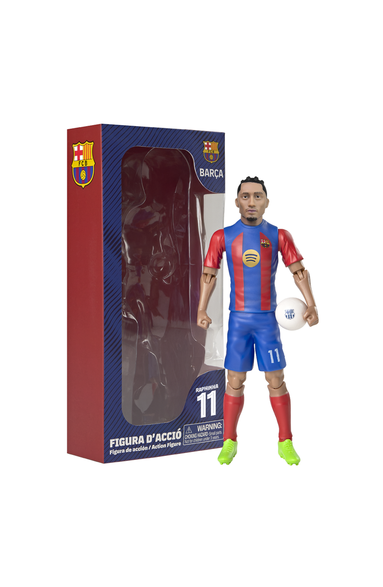 Banbo Toys SOCKERS FC Barcelona Raphael "Raphinha" Dias Belloli 8" Collectible Soccer Action Figure, Main, color, NO COLOR