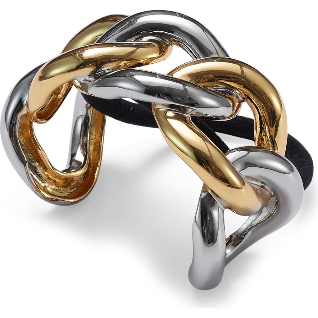 Lelet Ny Elena Chain Mixed Metal Ponytail Cuff In Mixed Metal