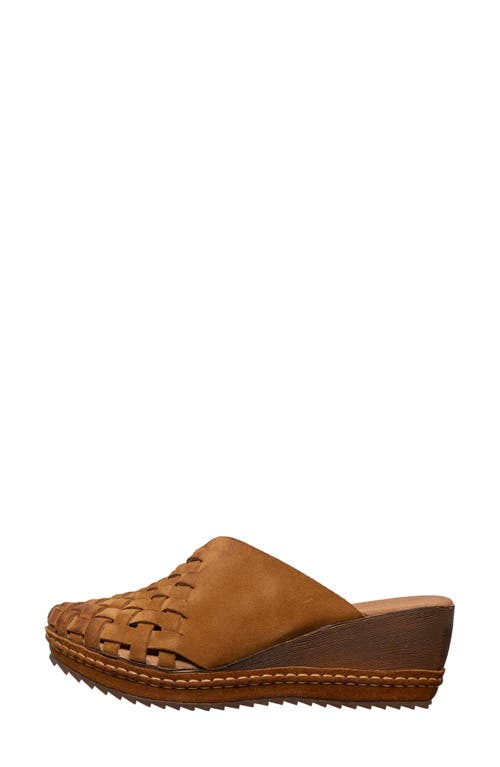 Antelope Teryl Platform Mule In Cognac