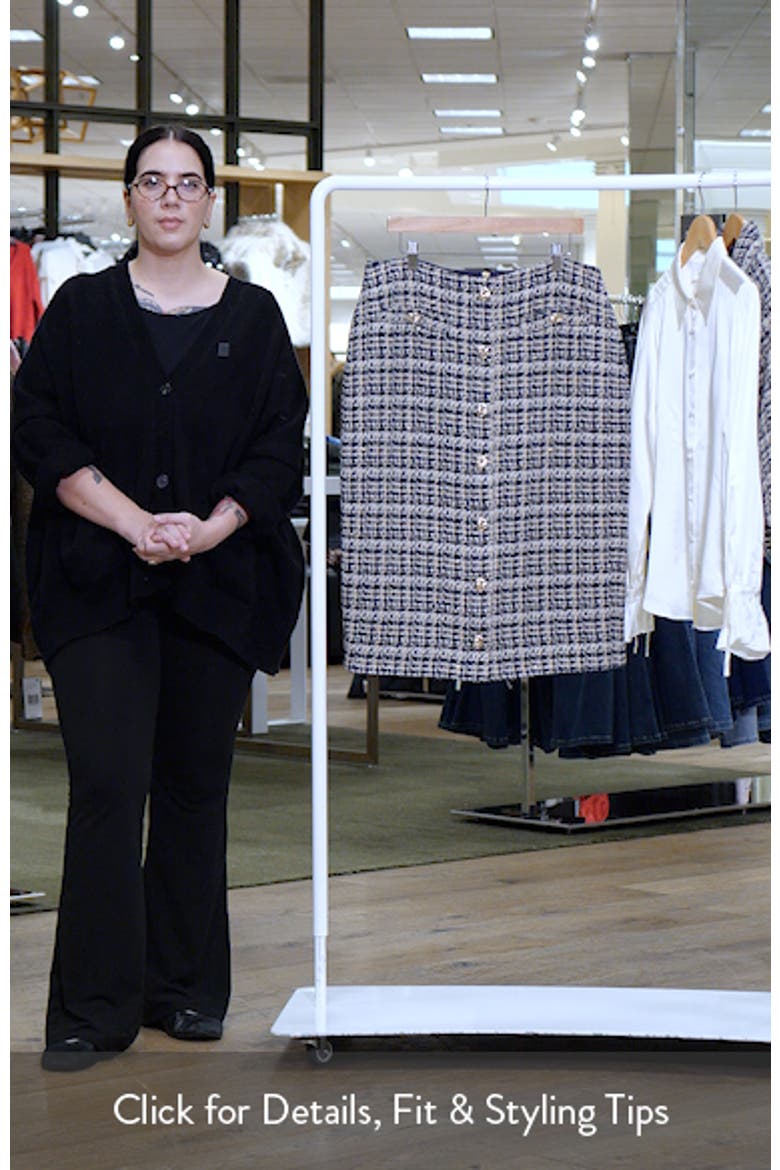 Tai Tweed Midi Skirt video