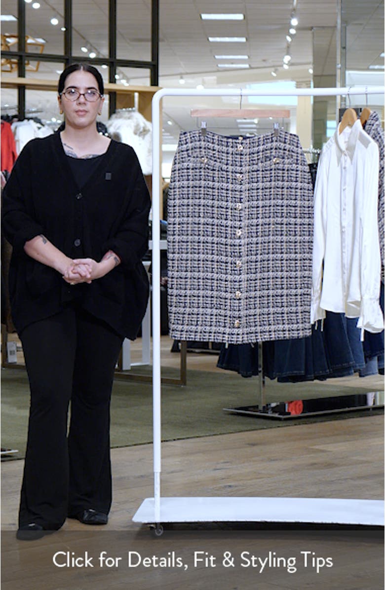 Tai Tweed Midi Skirt, sales video thumbnail
