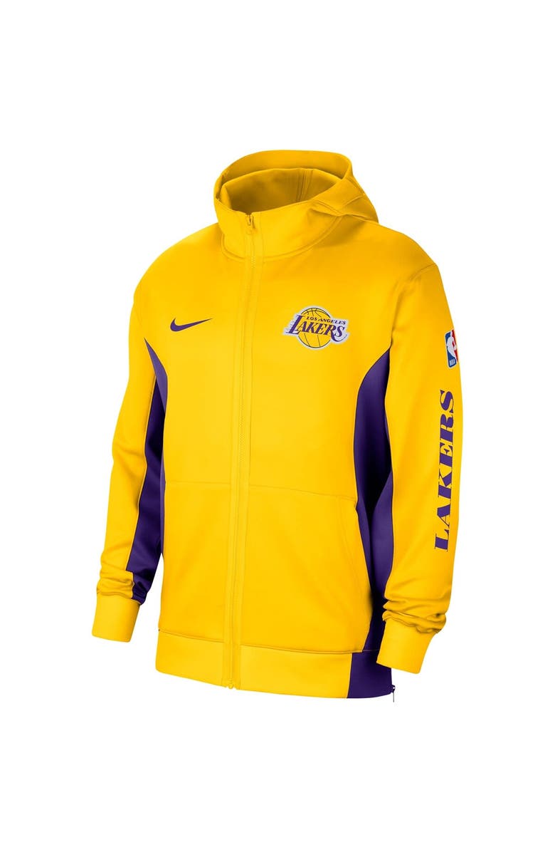 Nike Men's Nike Gold Los Angeles Lakers 2023/24 Authentic Showtime Full-Zip Hoodie, Alternate, color, 