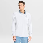 FANATICS Men's Fanatics White Milano Cortina 2026 Winter Olympics Tipped Long Sleeve Polo