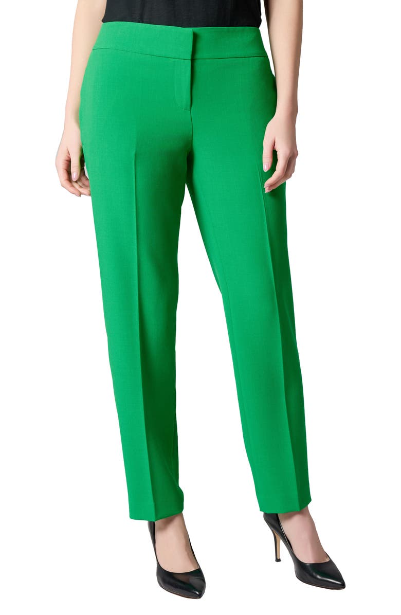 KASPER Flat Front Slim Pants, Main, color, 
