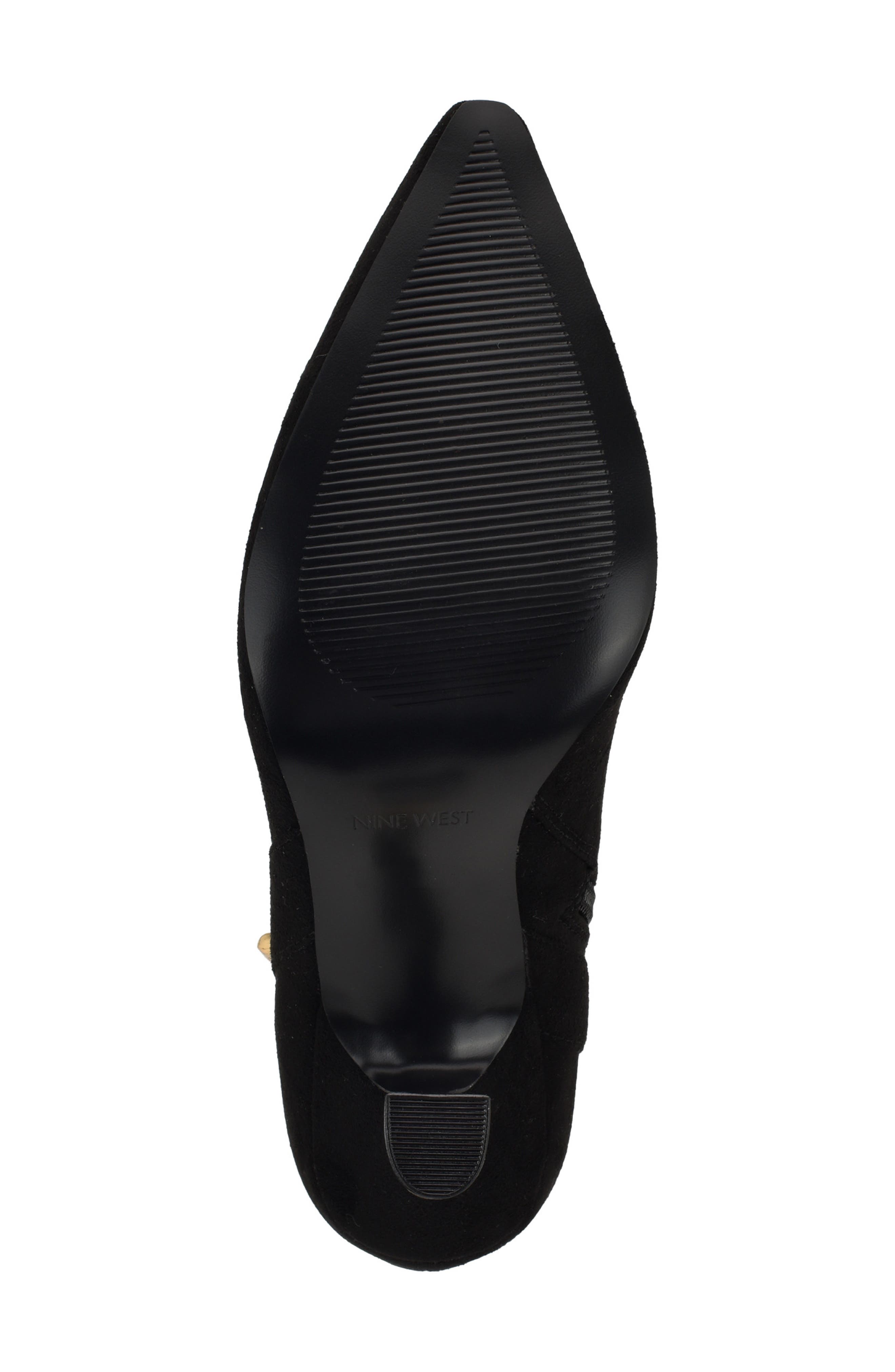 Nine West Chaine Pointed Toe Bootie, Alternate, color, 