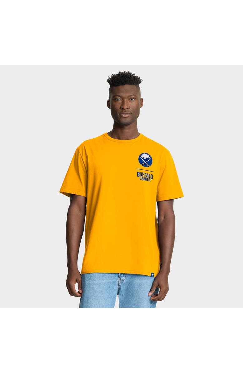FANATICS Men's Fanatics Gold Buffalo Sabres Crash The Net Legacy T-Shirt, Main, color, Gold