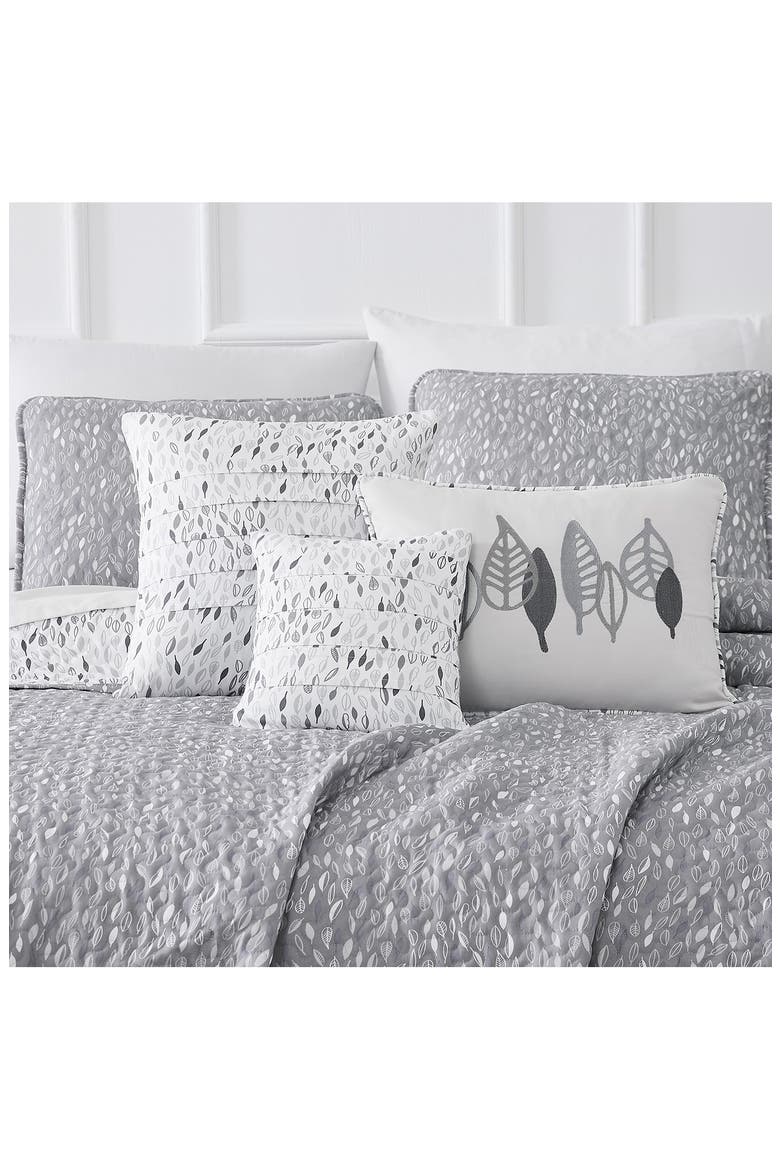 Botanical Leaves Quilt 6-Piece Set, Alternate, color, GREY