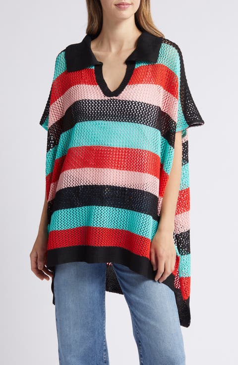 Stripe Open Stitch Sweater