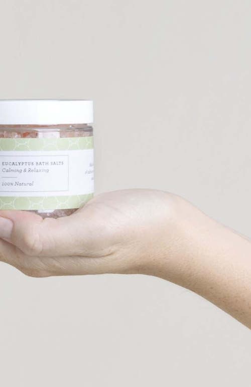 Lizush Cbd Natural Eucalyptus Bath Salts With Cbd, Calming And Relaxing