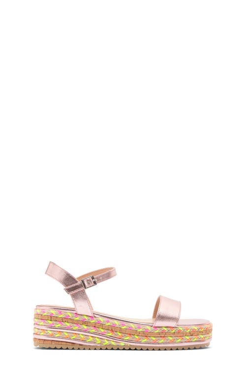 Steve Madden Kids' Berry Espadrille Wedge Sandal In Bright Multi
