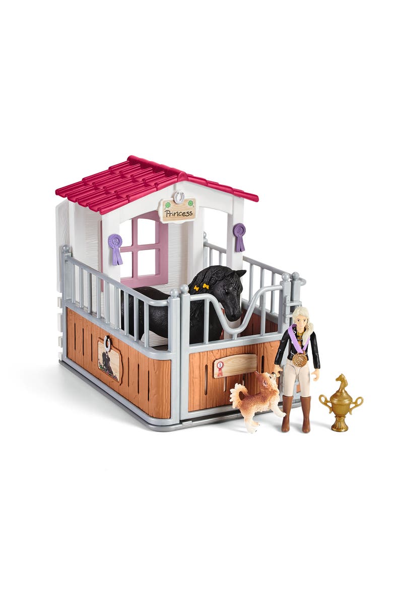 Schleich Horse Club Horse Box With Tori & Princess Playset, 15 Pieces, Alternate, color, Multicolored