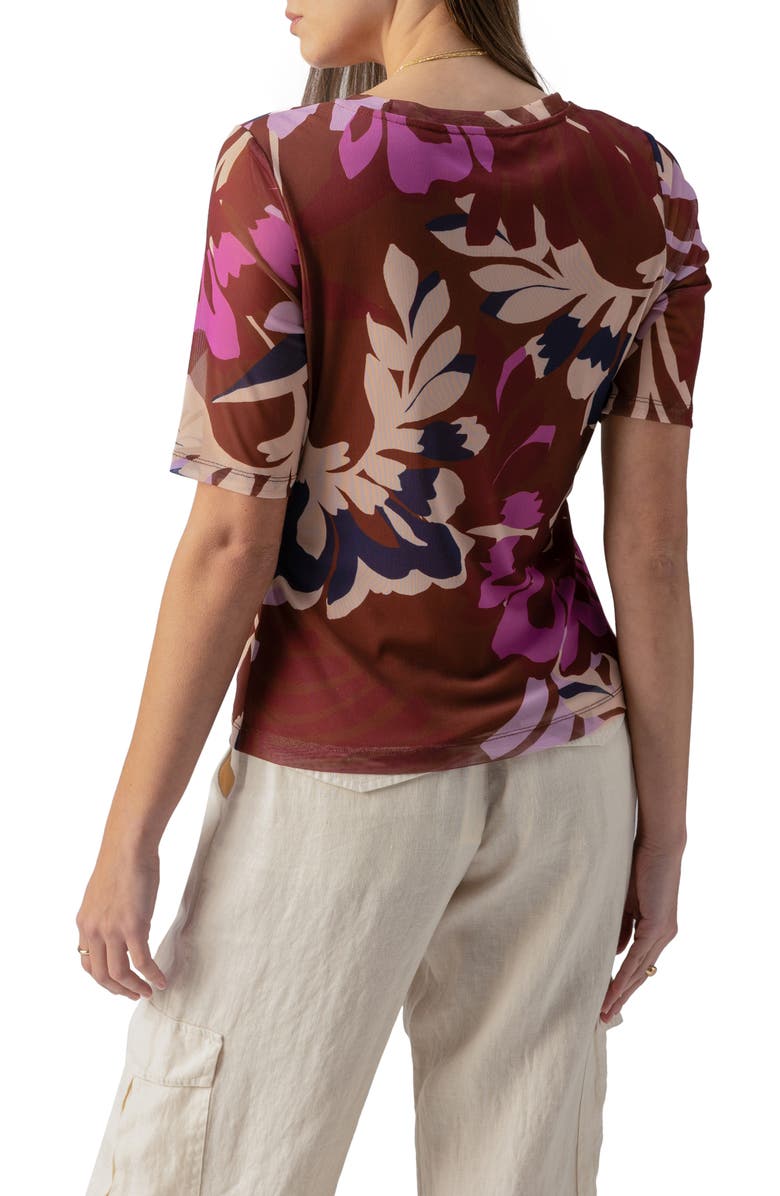 Sanctuary Perfect Mesh T-Shirt, Alternate, color, South Palm