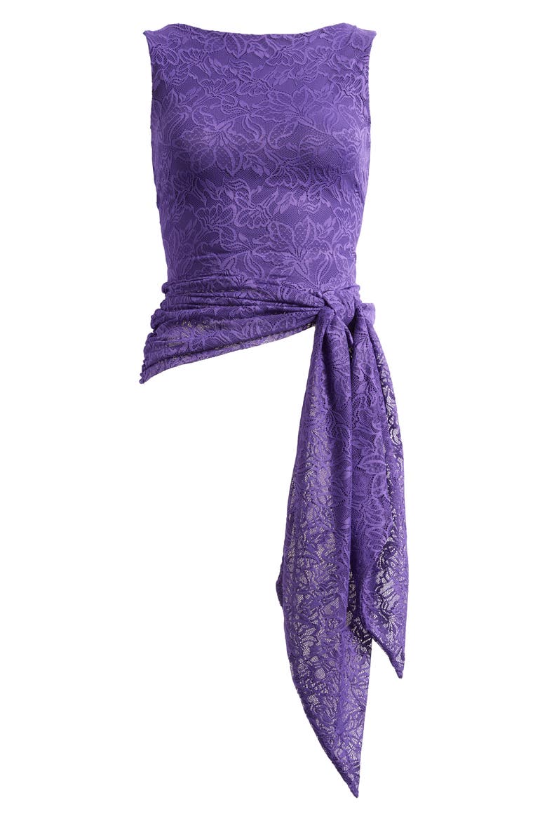 Batya Backless Lace Top, Alternate, color, DEEP VIOLET