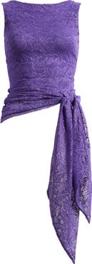 AFRM Batya Backless Lace Top