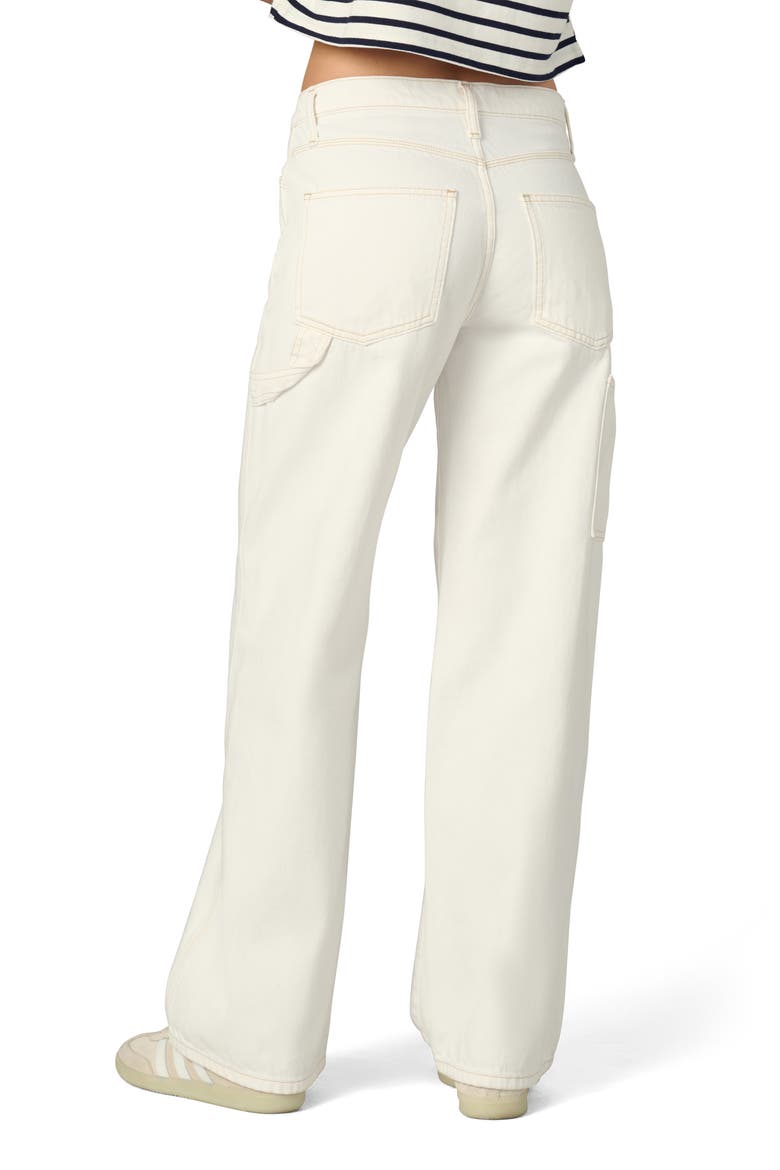 The Baggy Carpenter Jeans, Alternate, color, MILK