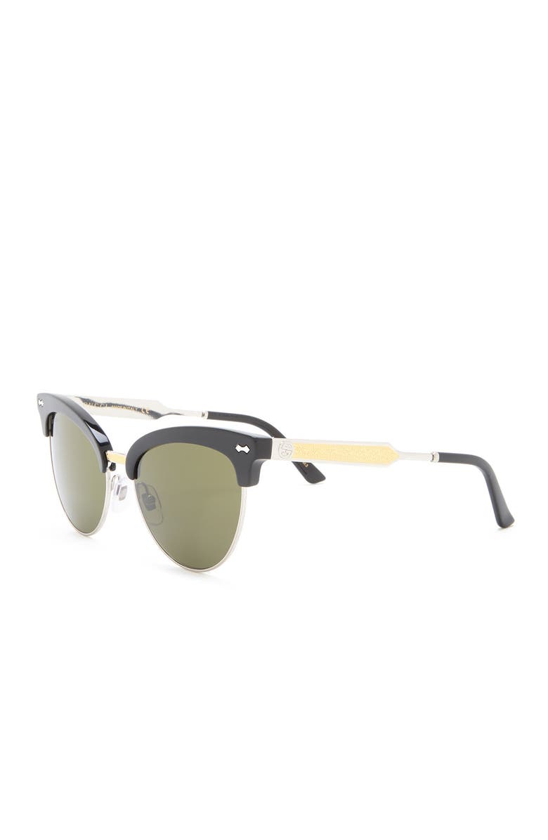 Gucci 55mm Cat-Eye Sunglasses, Alternate, color,