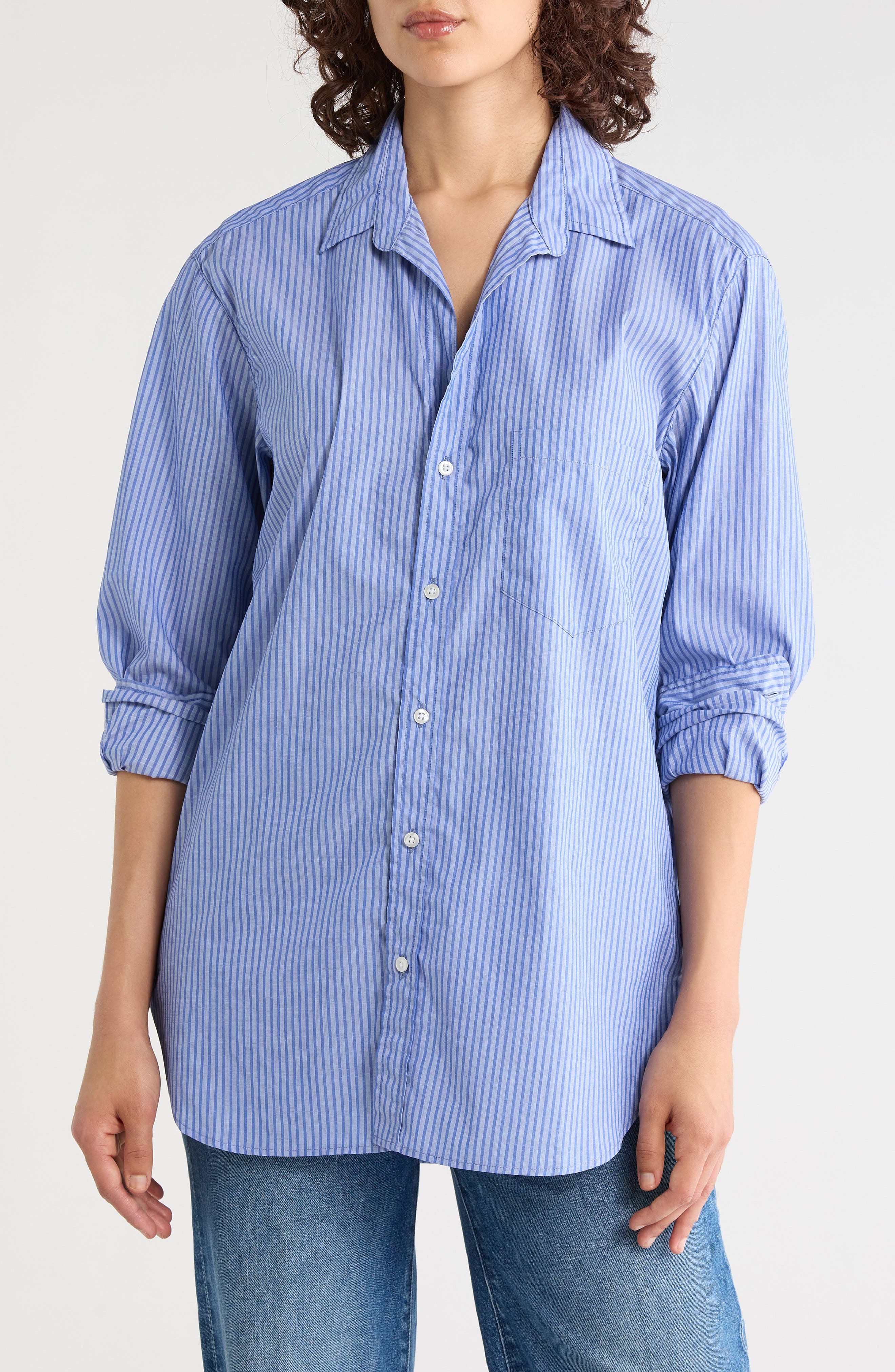 BOYFRIEND BUTTON-UP SHIRT