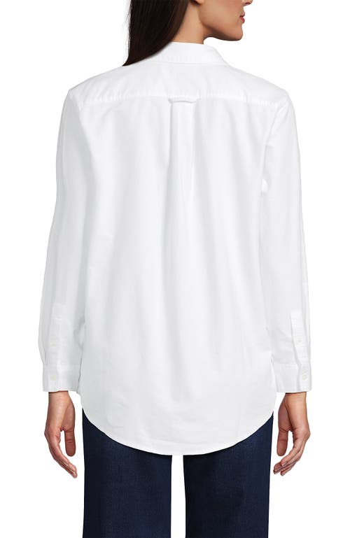 Lands' End Oxford Shirt In White