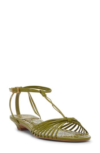 Vince Camuto Maura Ankle Strap Sandal In Green
