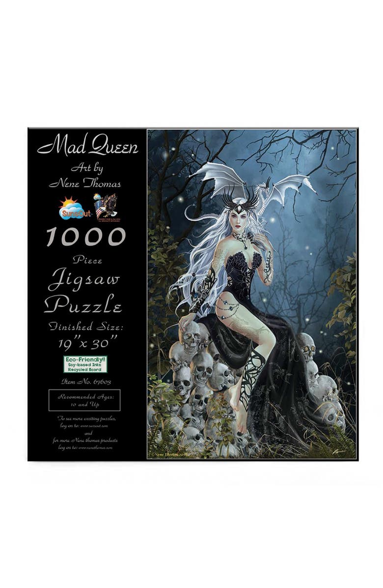 Sunsout Mad Queen 1000 piece Jigsaw Puzzle for Adults, Alternate, color, Multicolor