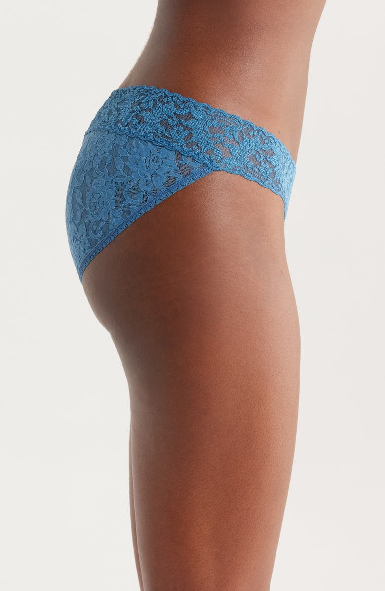 Hanky Panky Signature Lace Bikini, Alternate, color, Storm Cloud Blue