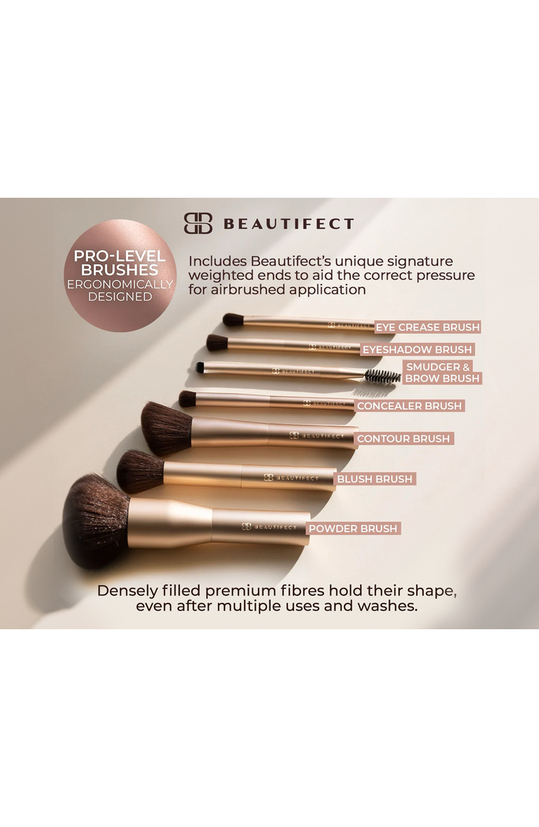 Beautifect Professional Brush Collection, Alternate, color, Gold Finish