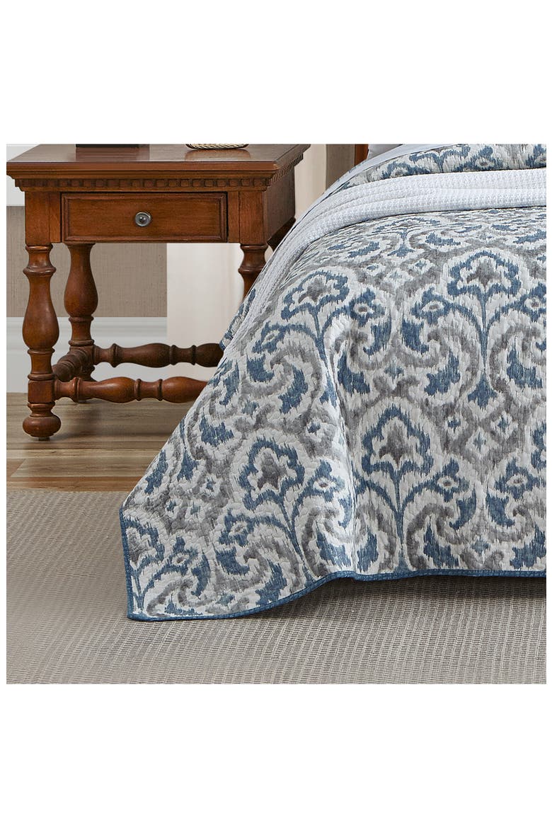 Cape Verde Cotton Quilt & Sham Set, Alternate, color, SMOKE