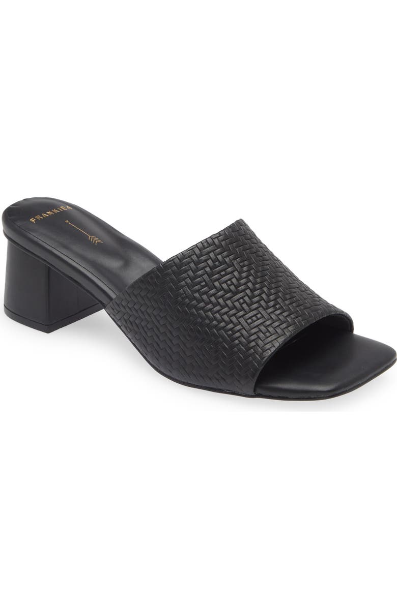 FRANKIE4 Kennedy Mule, Main, color, Black Weave