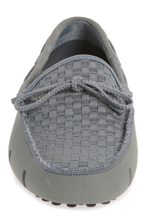 Swims Woven Driving Loafer In Grey
