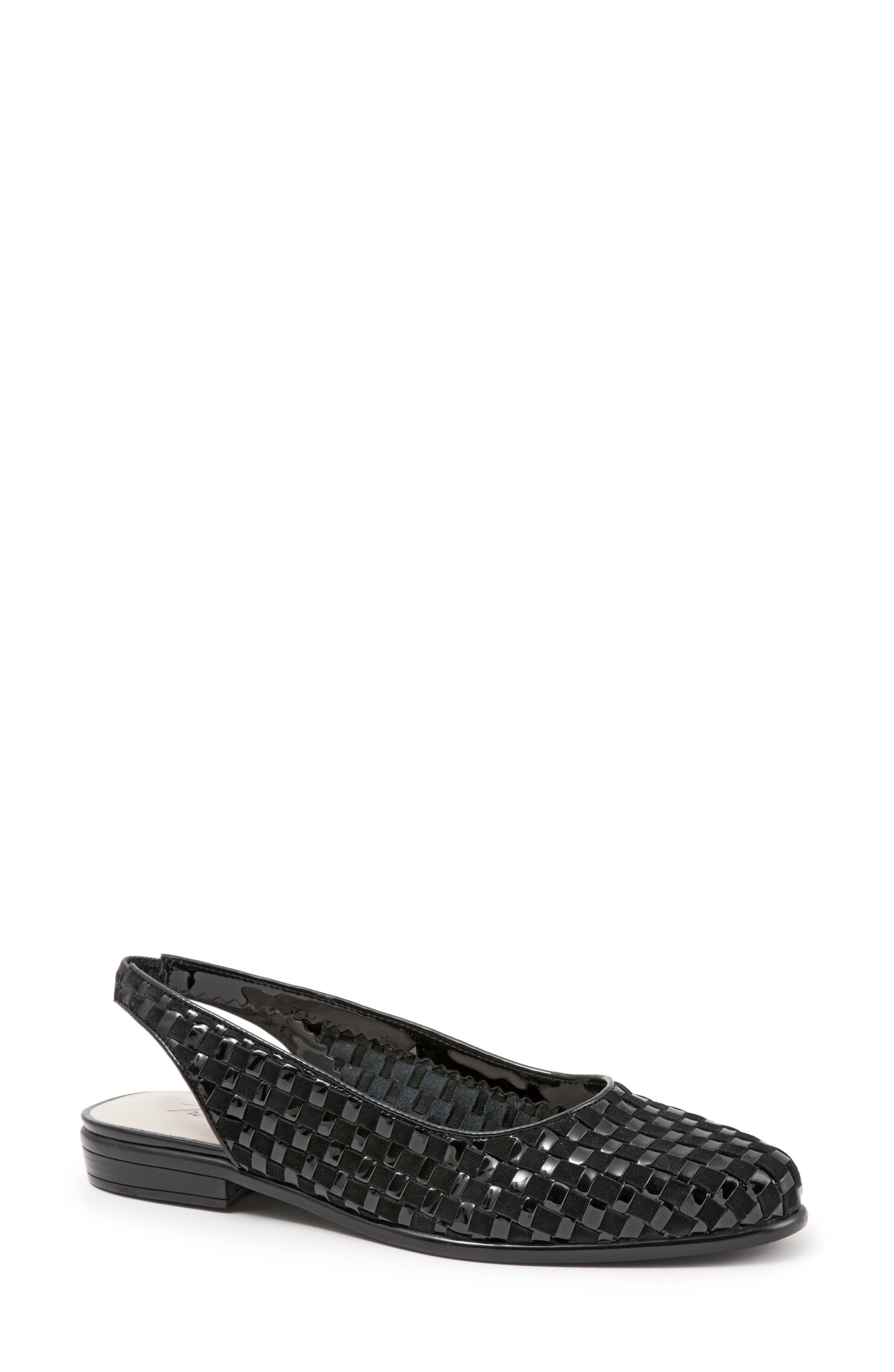 Trotters Lucy Slingback Flat - Wide Width Available, Main, color, 