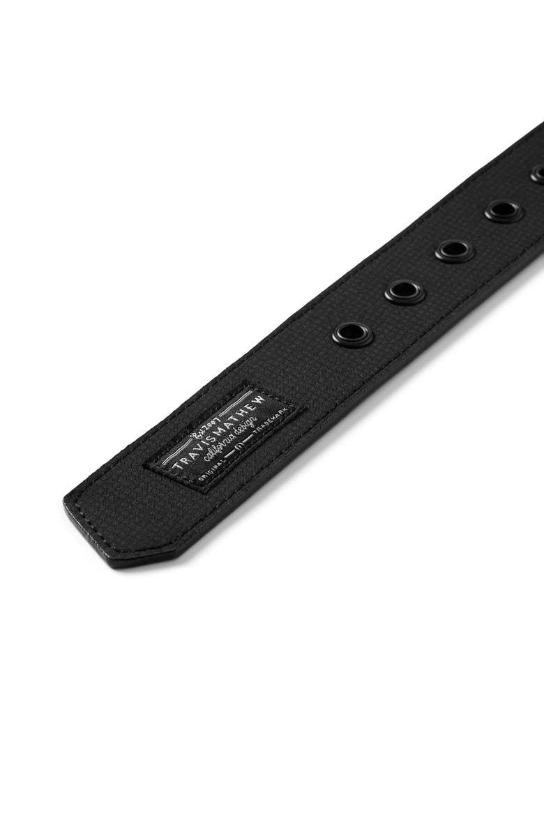 TravisMathew Wanderlust Mixed Media Belt, Alternate, color, Black